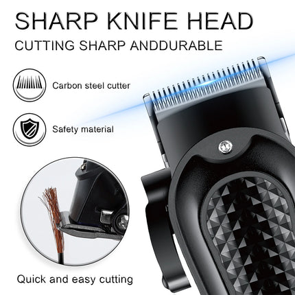 Men's Hair Clippers Beard Trimmer Cordless Electric Shaver Haircut Grooming Kit