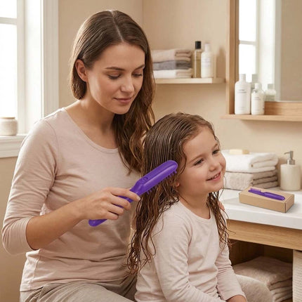 Electric Detangling Brush Portable Adult Wet Dry Hair Detangler