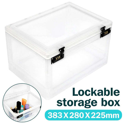 Medicine Twin Lock Box Fridge Lockable Box Food Storage Childproof Home
