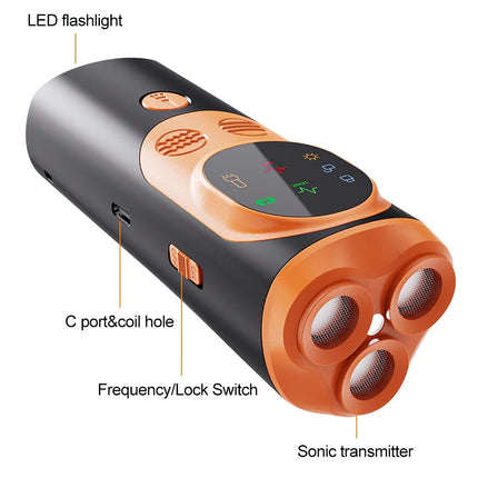 Long-range Ultrasonic Rechargeable Dog Bark Deterrent and Behavior Adjuster 2026