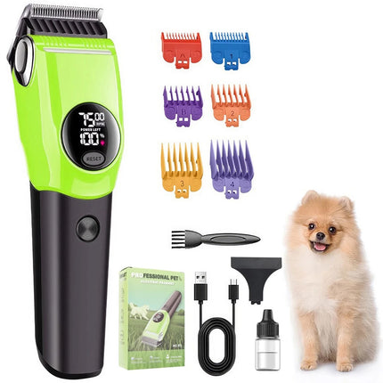 Cat Dog Pet Clippers Hair Electric Clipper Grooming Trimmer Shaver Cordless Kit