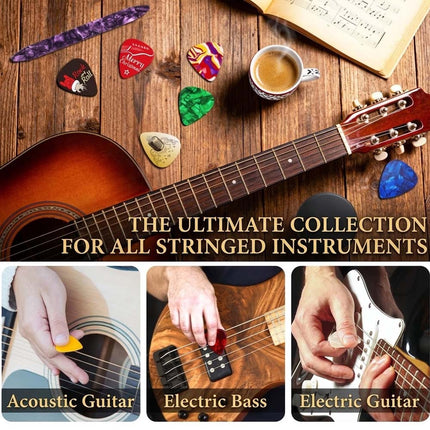 Guitar Picks Advent Calendar 24-Day Countdown Christmas Gift Guitar Players