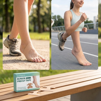 60PCS Bunion Corrector & Pain Relief Kinesiology Athletic Tape For Bunions