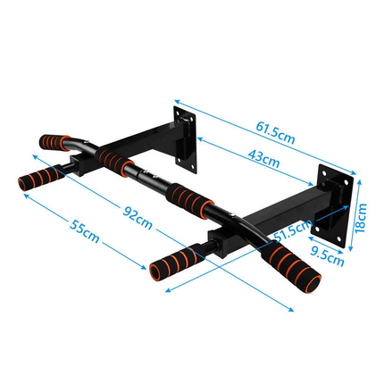 Chin Up Strength Training Horizontal Bars Exercise Wall Mounted Pull Up Bar
