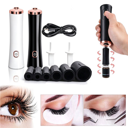 Electric Eyelash Glue Shaker Nail Lacquer Shaker 6PCS Heads for Eyelash Glue Ink