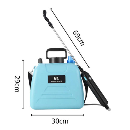 9L Electric Rechargeable Battery Weed Sprayer 3 Nozzles Garden Pump Spray USB