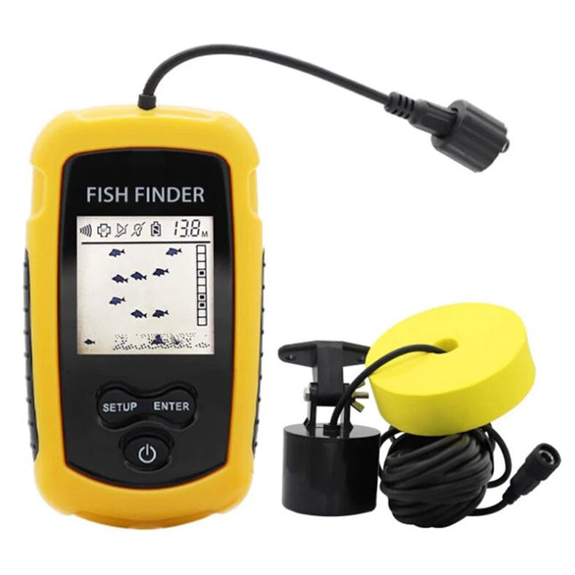 Portable Fish Depth Finder Water Handheld Fish Finder Sonar Casting Fish Finder