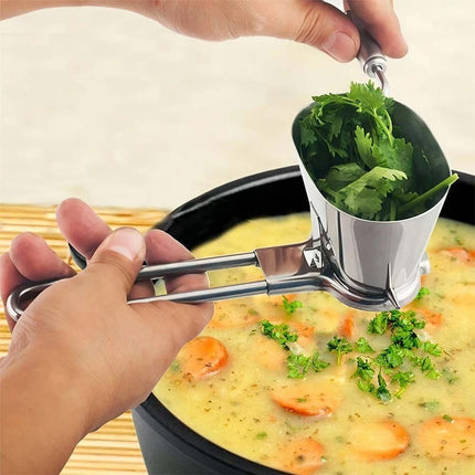 Stainless Steel Coriander Chopper Herb Mincer Grinders for Parsley Vegetable
