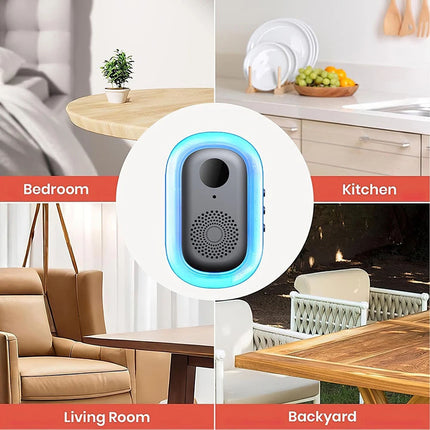 Wireless WiFi Doorbell Camera Audio Intercom Motion Detect Night Vision Doorbell