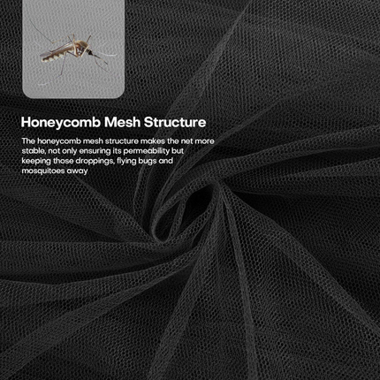 Portable Camping 4-Corner Post Bed Canopy Mosquito Net Indoor Outdoor Insect Net