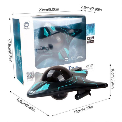 6CH RC Submarine Boat w/ Camera WiFi FPV Underwater Remote Control Toy Gift