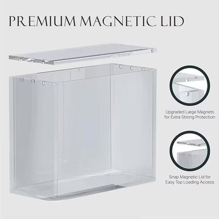 Trading Card Storage Acrylic Display Case For Booster & Trainer Boxes