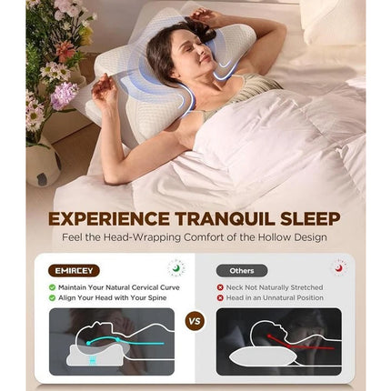 Ergonomic Butterfly Memory Neck Pillow Comfortable Sleeping Orthopedic Pillow