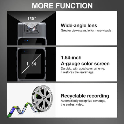 WiFi 4K Camera Camcorder 1080P Body camera Police Cam With Audio Video DVR IR Night Cam