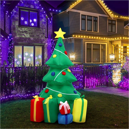 Christmas Inflatable Tree Gifts 1.5M Xmas Decor LED Lights Outdoor
