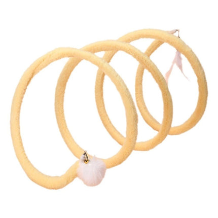 Elastic Cat Tunnel Tube Portable Interactive Cat Toy Indoor Outdoor Use