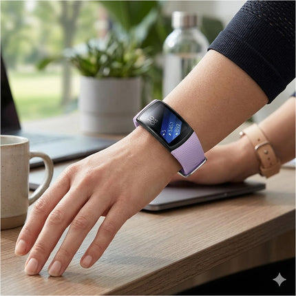 Samsung Smart Wristband Gear Fit 2 Pro/Fit2 Band Sport Silicone Wrist Strap Light Purple