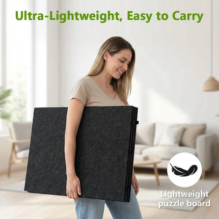 Felt Puzzle Platform Tilting Jigsaw Puzzle Board Adjustable Stand With 6 Drawers
