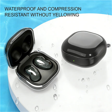 2 Pcs Silicone Protective Cover Case Clear Samsung Galaxy Buds 2 Live Pro Earbuds With