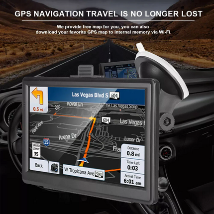 7'' Inch Portable Truck Car  Navigation Lifetime Free AU Map Updates Sat Nav