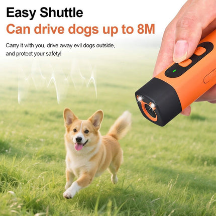 Long-range Ultrasonic Rechargeable Dog Bark Deterrent and Behavior Adjuster