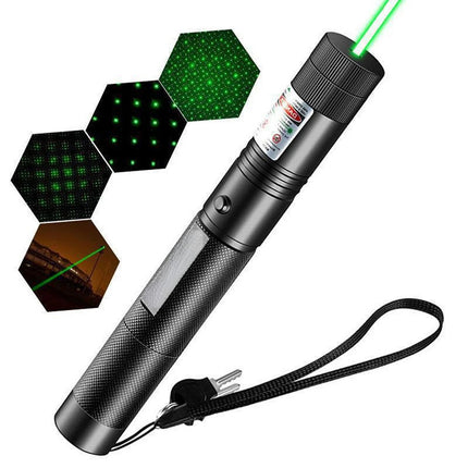 990Miles Rechargeable Green Laser Pointer Pen Astronomy Lazer Star Visible Beam