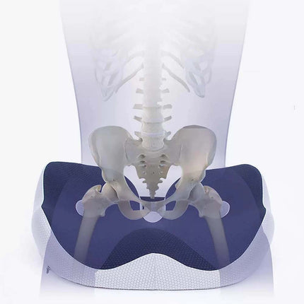 Office Chair Seat Cushion  Breathable Comfortable Pad Support Comfort Pillow Pad Home Use Blue