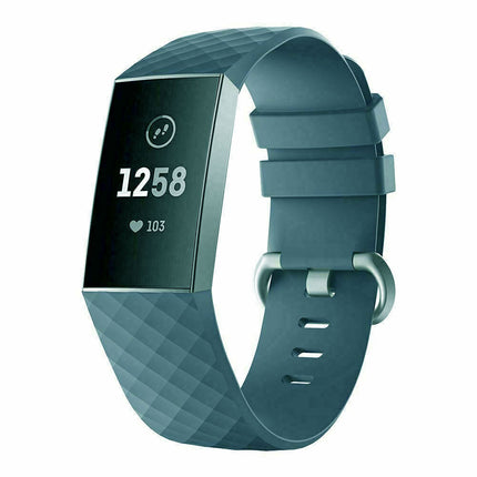 Fitbit Charge 3/4 Smart Watch Classic Replacement Band Cyan