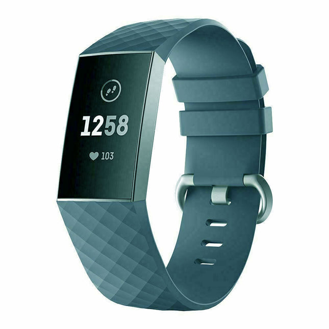 Fitbit Charge 3/4 Smart Watch Classic Replacement Band Cyan