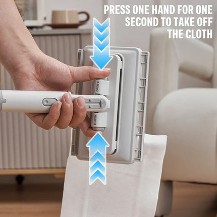 360° Rotation Mini Mop Automatic Cloth Changing Lazy Floor Cleaning Mop for Household