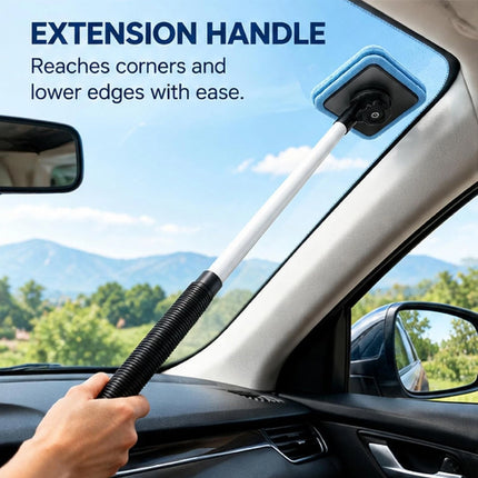 Dual  Car Windshield Cleaner, Double-Sided Window Cleaning Tool