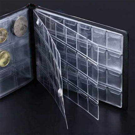 2x Coin Collection Album 240-Capacity Coin Holder Book for Collectors