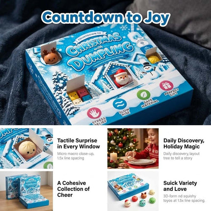 Christmas Squishies Advent Calendar 2026 Countdown Calendar, 24 Squish Toys