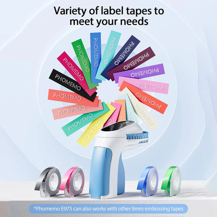 Dymo Embosser Label Maker Labeller with 5x Embossing Tape for Organizer Xpress