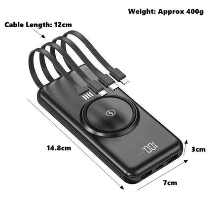 20000mAh Travel Power Bank Portable Universal Dual USB Ports for Mobile Phone AU