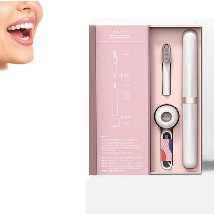 Sonic Toothbrush Rechargeable Electric Toothbrush with 2 Brush Heads  (Pink)