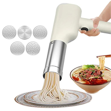 Electric Pasta Machine Noodle Maker Automatic Spaghetti Roller Handheld