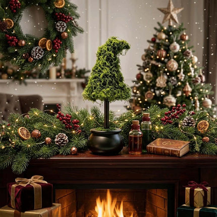 Natural-Looking Christmas decoration tree Halloween Decor