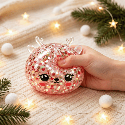 Christmas Dumpling Squishy Toy Giant Dumpling Reindeer Stress Relief Toy