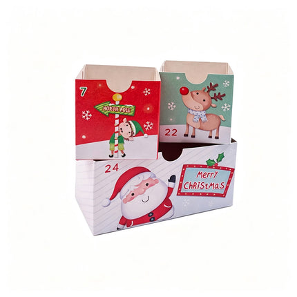 Christmas Advent Calendar Countdown DIY Making Kit Santa Elf Holiday Decor