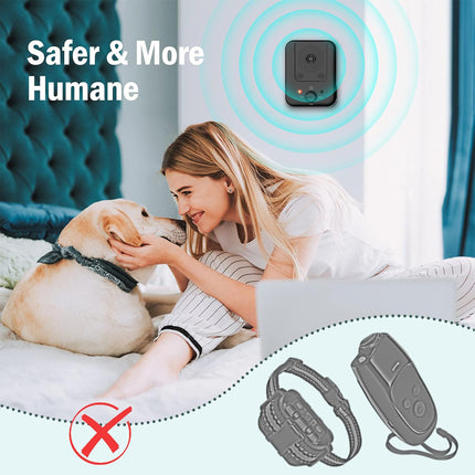 2PCS Outdoor Waterproof Ultrasonic Device Pet Bark Deterrent Tool for Dog Behaviour Training
