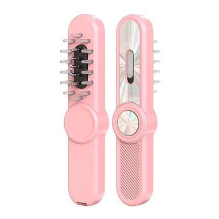 Pro Scalp Therapy Brush 3 in 1 Electric Head Scalp Massager Hair Oil Applicator Pink