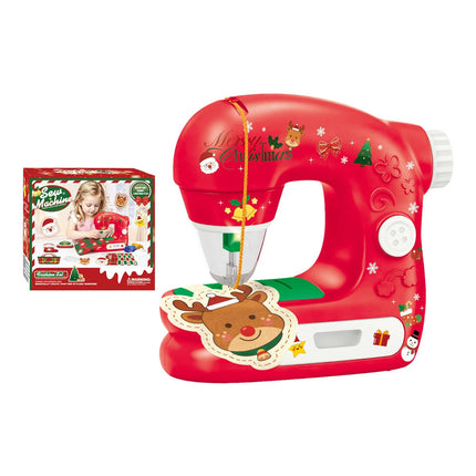 Mini  Electric Sewing Machine Toy Boost Creativity DIY Christmas Gifts