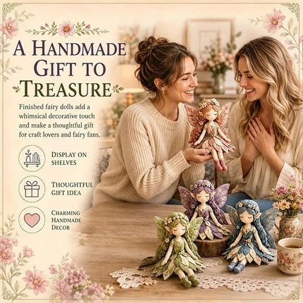 Fairy Patchwork DIY Collection,Fun Flower Fairies Patchwork Sewing Craft Kit