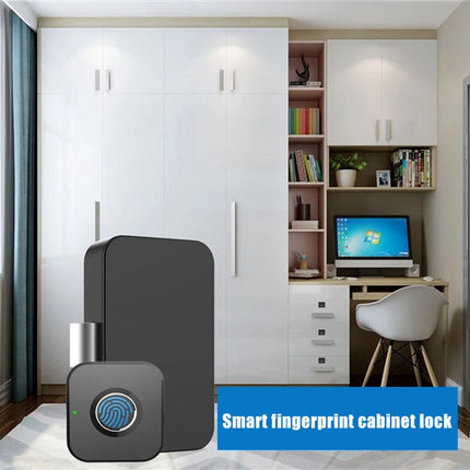 Smart Fingerprint Lock Keyless Electronic USB Anti-Theft Cabinet Drawer Locker