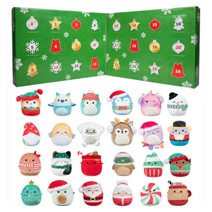 Advent Calendar 24 Days Squishmallows 2.5'' Micromallows 2026 Christmas Holiday (1pcs)