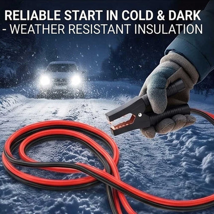 2000AMP Jumper Leads 4M Long Protection Car Battery Boost Cables Heavy Duty