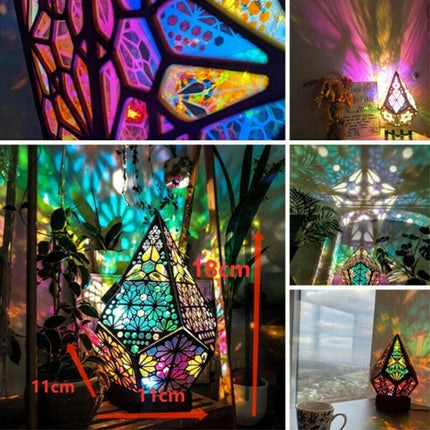 3D Bohemian Light Polar Star Large Floor Lamp Colorful Projection Night Lamp AU