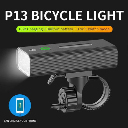 Rechargeable LED Bike Light Set Waterproof Bicycle Lights Headlight Front Rear