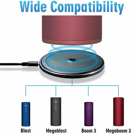 Charging Dock Station for Logitech UE Boom 3 / UE Megaboom 3 Charging Cable Included